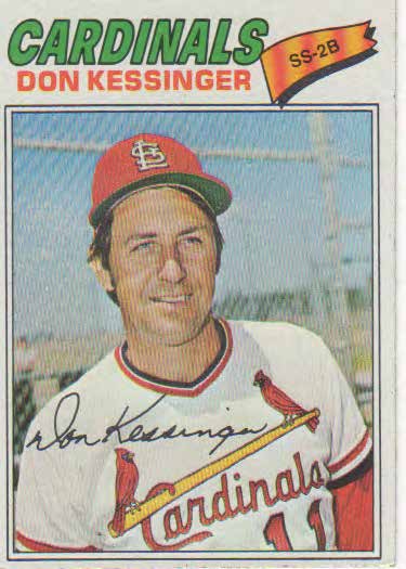 Don Kessinger baseball trading card