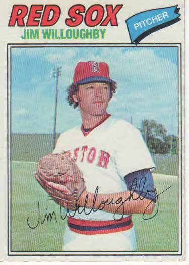 Jim Willoughby baseball trading card