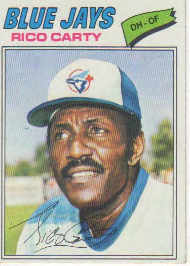 Rico Carty baseball trading card