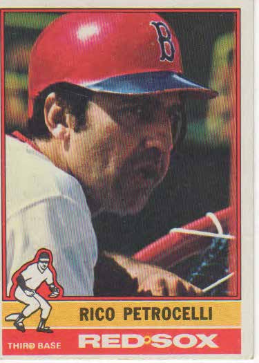 Rico Petrocelli baseball trading card