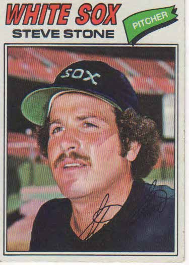 Steve Stone baseball trading card