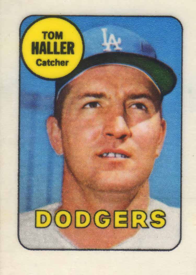 Tom Haller baseball trading card