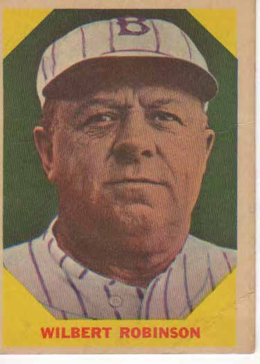 Wilbert Robinson baseball trading card