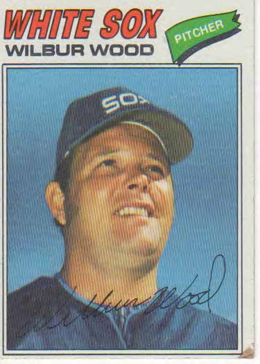 Wilbur Wood 2 baseball trading card