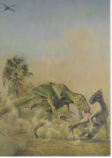 Tyrannosaurus and Edmontosaurus