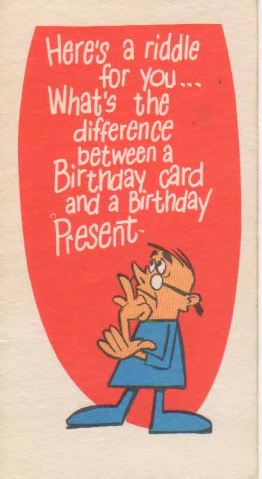 Rat Fink Greeting Card 26 Side A